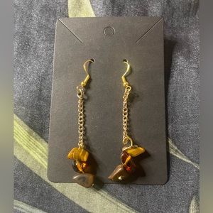 Tiger’s Eye Dangle Earrings
